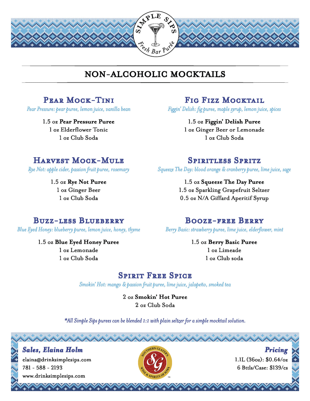 Non-Alcoholic Mocktail Recipes | FREE DOWNLOAD