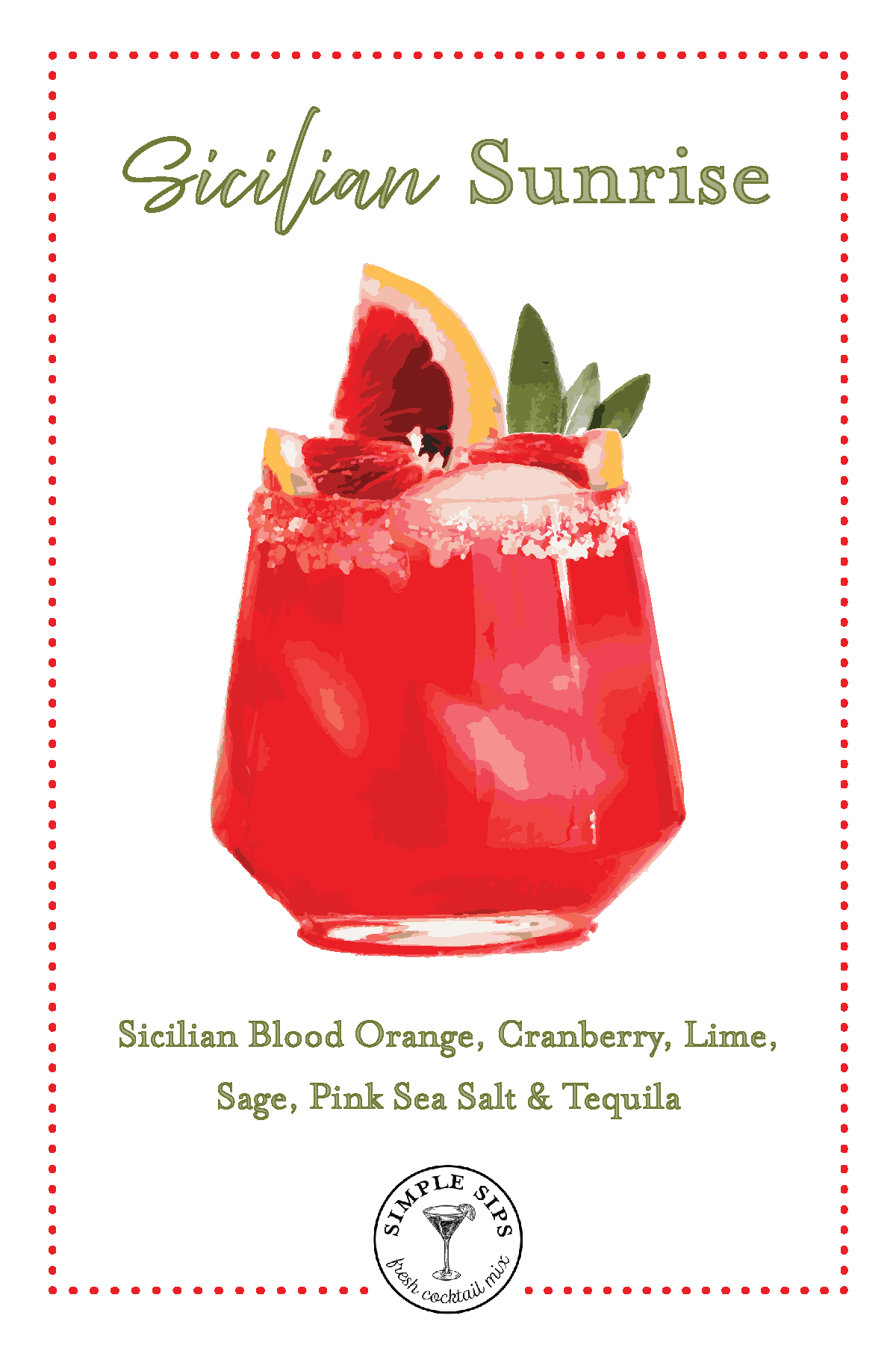 Squeeze The Day 4x6 Menu Cards | FREE DOWNLOAD