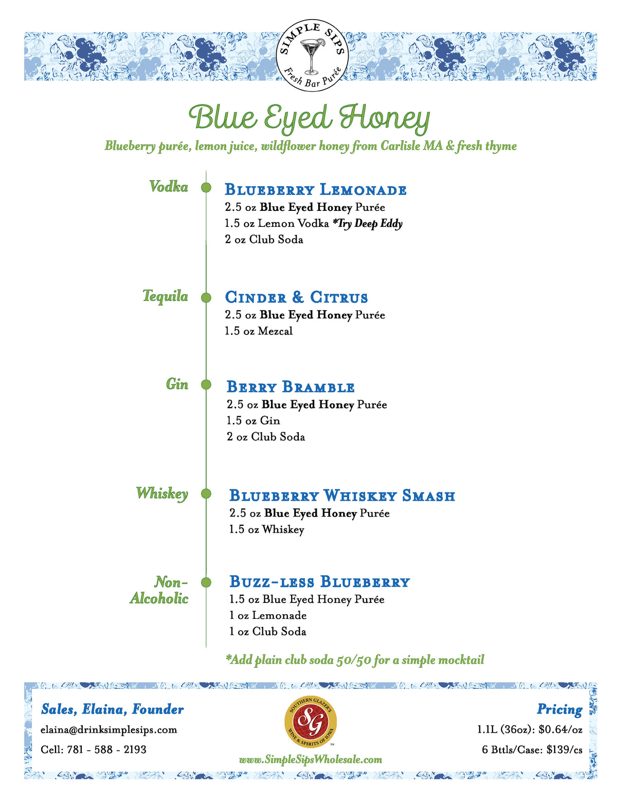 Blue Eyed Honey Recipe Inspiration | FREE DOWNLOAD