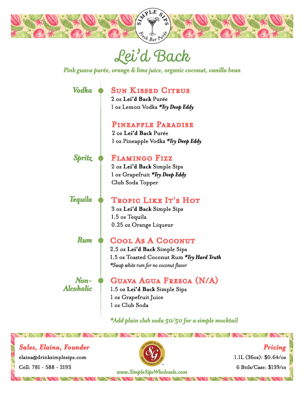 Lei'd Back Recipe Inspiration | FREE DOWNLOAD