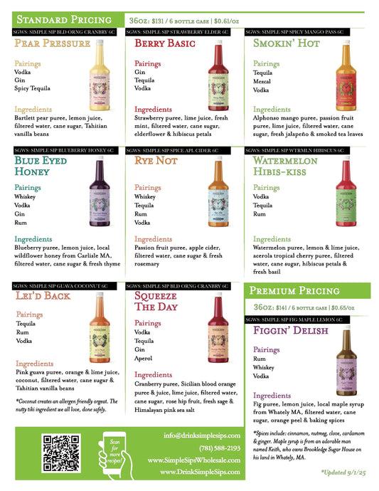 Flavor List With Southern Glazer Internal Code | FREE DOWNLOAD