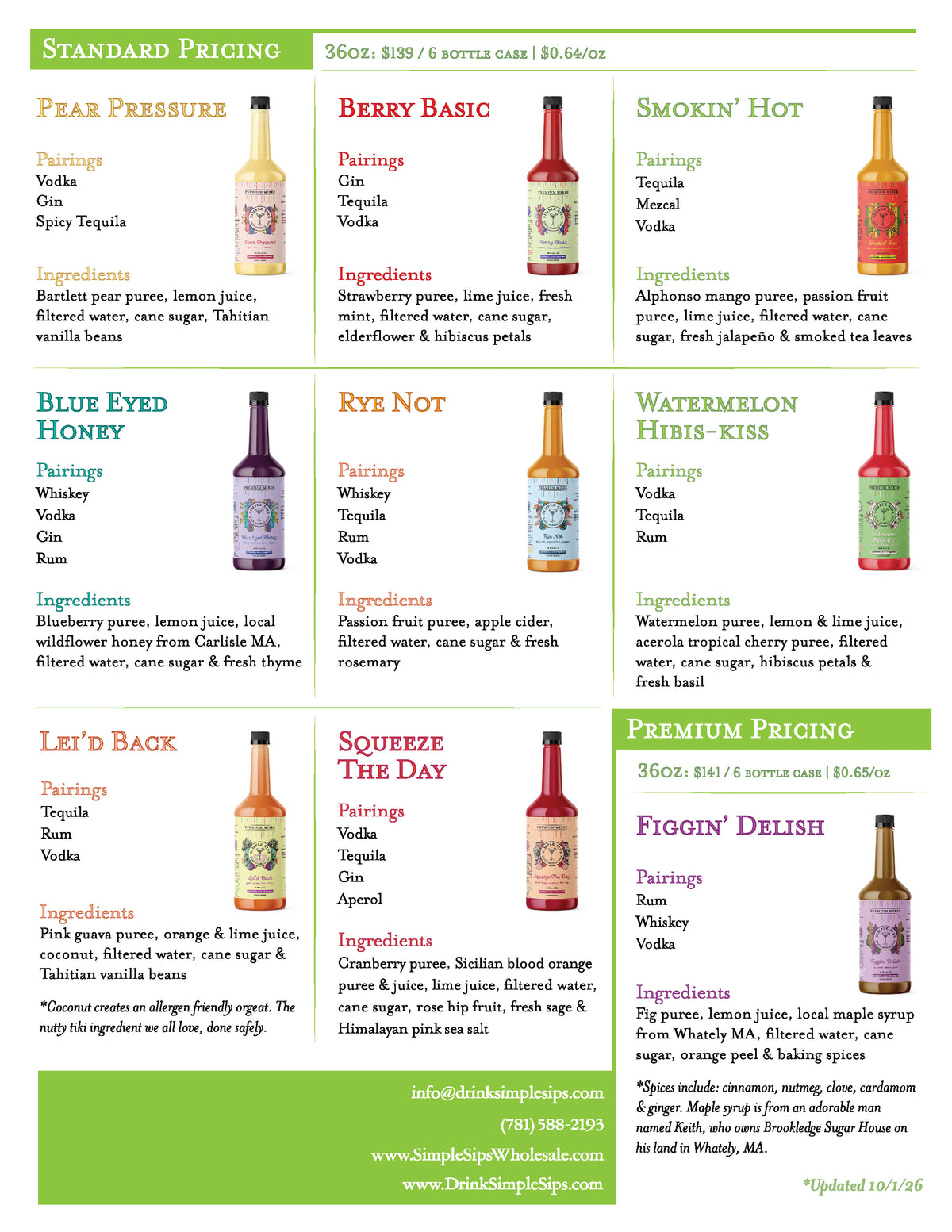 Flavor List & Pricing | FREE DOWNLOAD