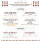 Squeeze The Day 4x6 Menu Cards | FREE DOWNLOAD